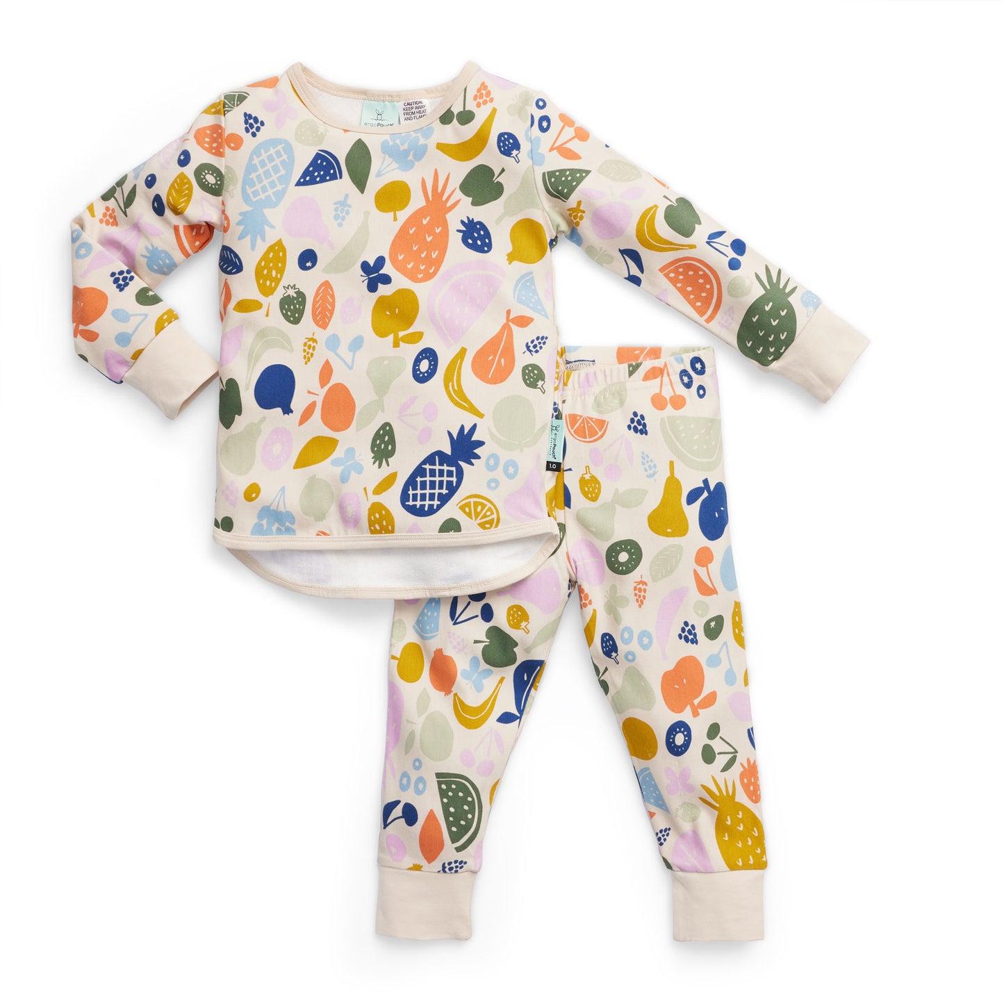 Pyjamas Long Sleeve 1 Tog, Fruit Salad- Size 4